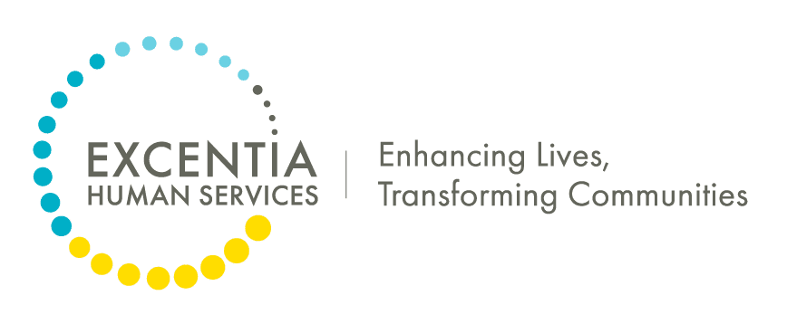 Excentia Human Services logo: Enhancing Lives, Transforming Communities