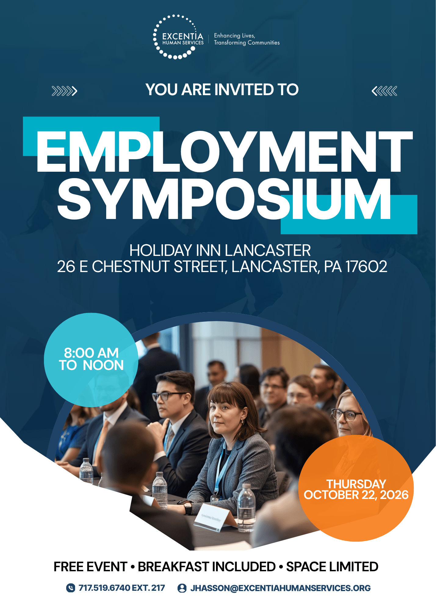 Employment Symposium Flyer Image