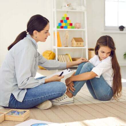 Behavioral Therapist Helping