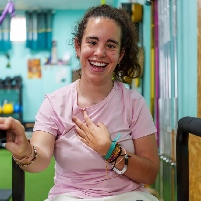 Girl Smiling Doing Pt