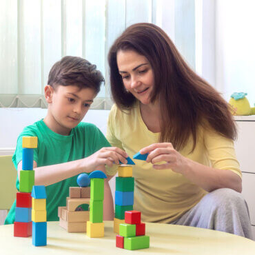 Occupational Therapist With Child 1