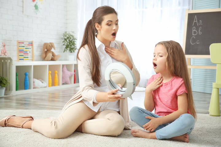 Speech Therapist With Child
