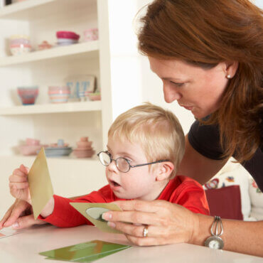 Speech Therapy Boy With Glasses